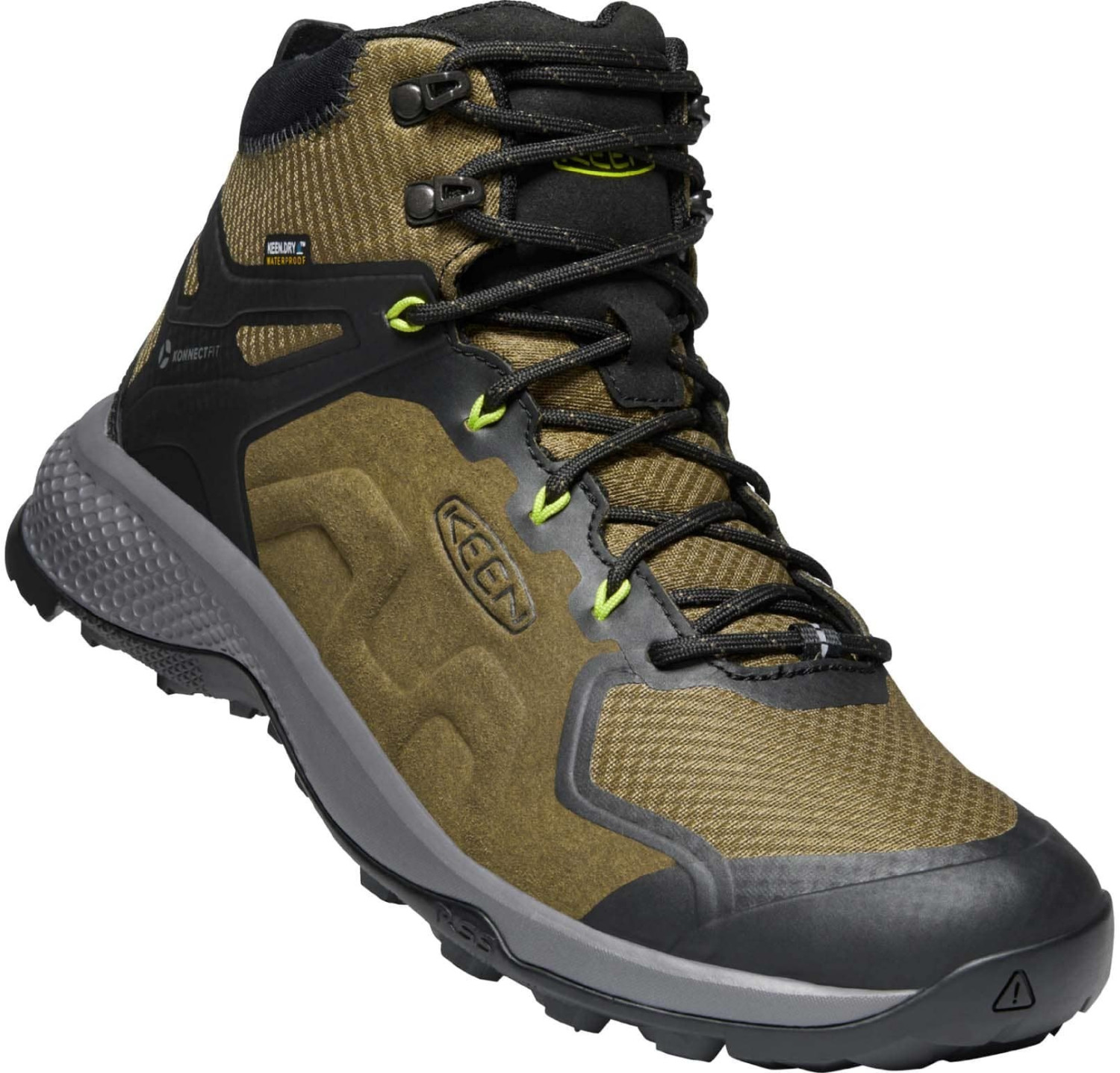 Keen Explore Waterproof Hiking Boots dark olive/army au meilleur prix