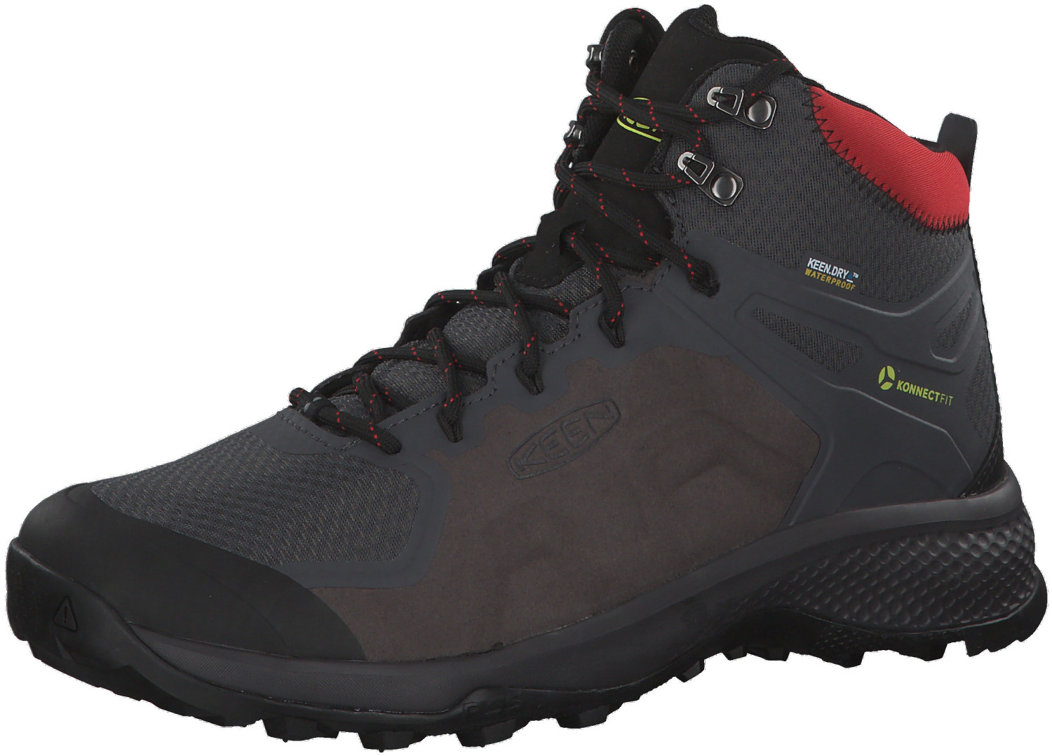 Keen Explore Waterproof Hiking Boots magnet/fiery red