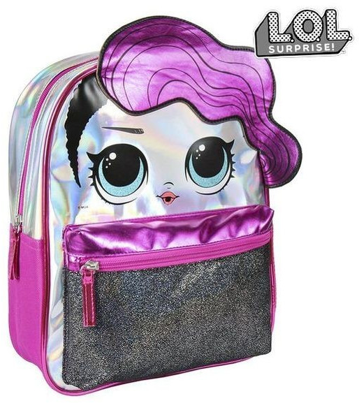 Cerdá School Backpack LOL Surprise (S0723) fuchsia/light blue