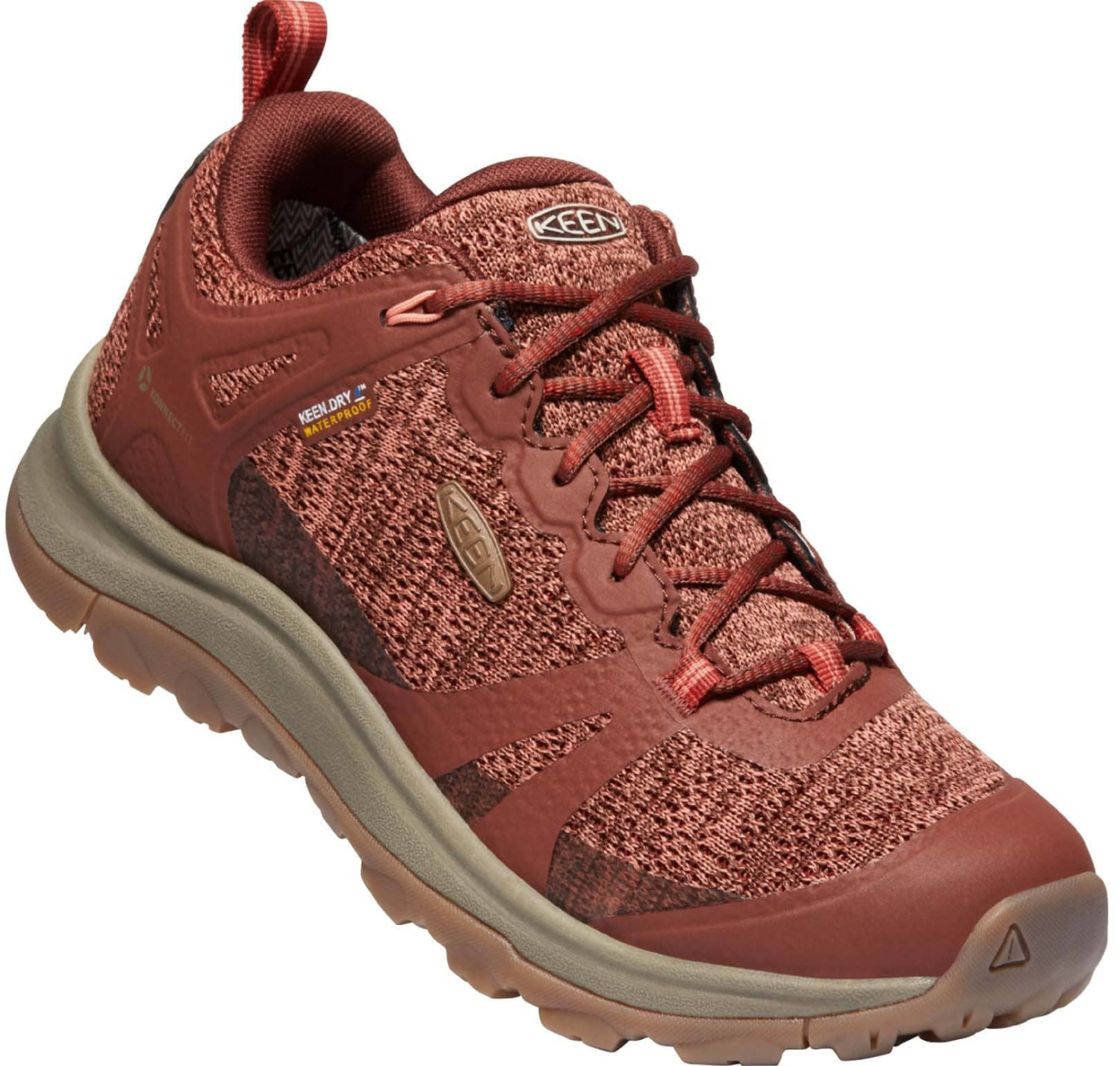 Keen Women's Terradora II Waterproof Shoe cherry mahagony/coral