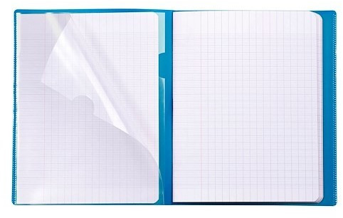 Cahier piqué Koverbook 24x32cm 96 pages petits carreaux + marge