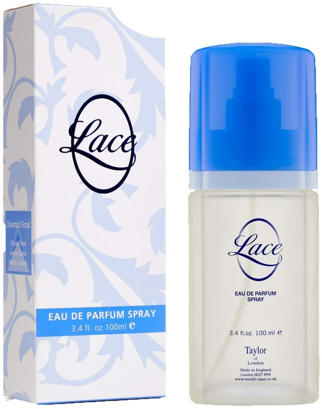 Taylor of London Lace Eau de Parfum Spray 100ml