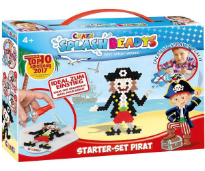 mit Perlen und Zubehör Craze 10778 Splash Beadys Starter Set Pirat 