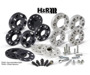H&R Spurverbreiterung 10mm silber für 407 605 3008 308 5008 508 RCZ C70 S60 S80 