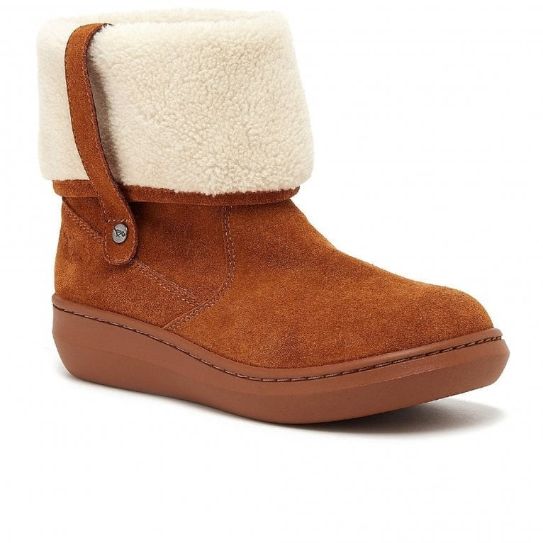 Rocket Dog Sugar Mint Lined Ankle Booties Brown