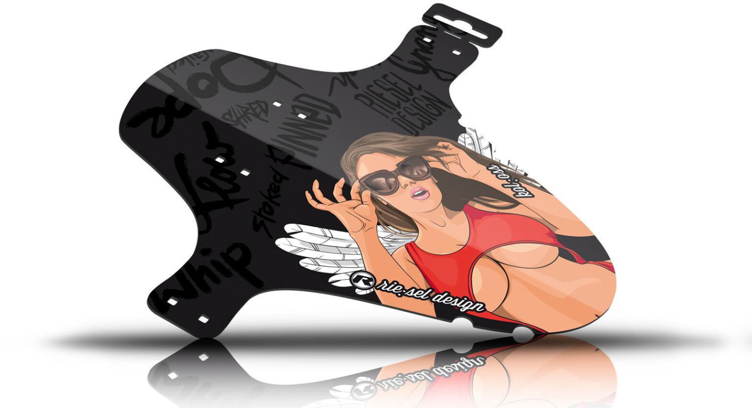 rie:sel design kol:oss Front Mudguard 26-29 Large pattern girl