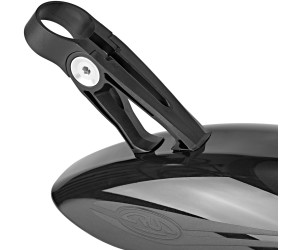 Crud clearance rear mudguard