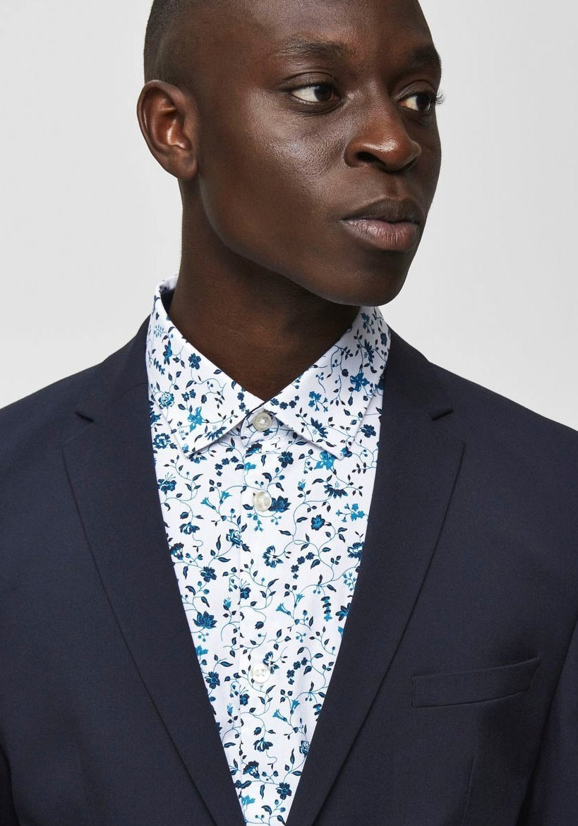 Selected slim outlet fit blazer