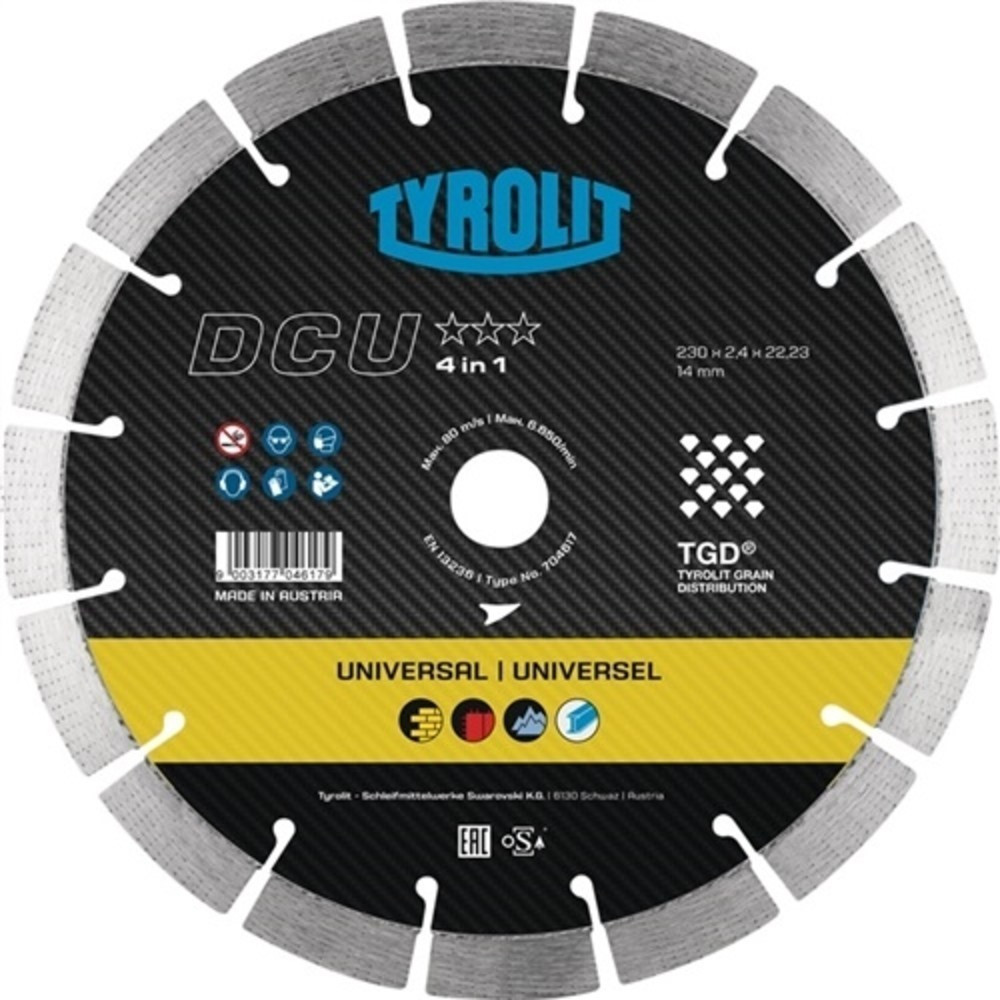 Tyrolit 4 in 1 DCU 230 mm (704617)