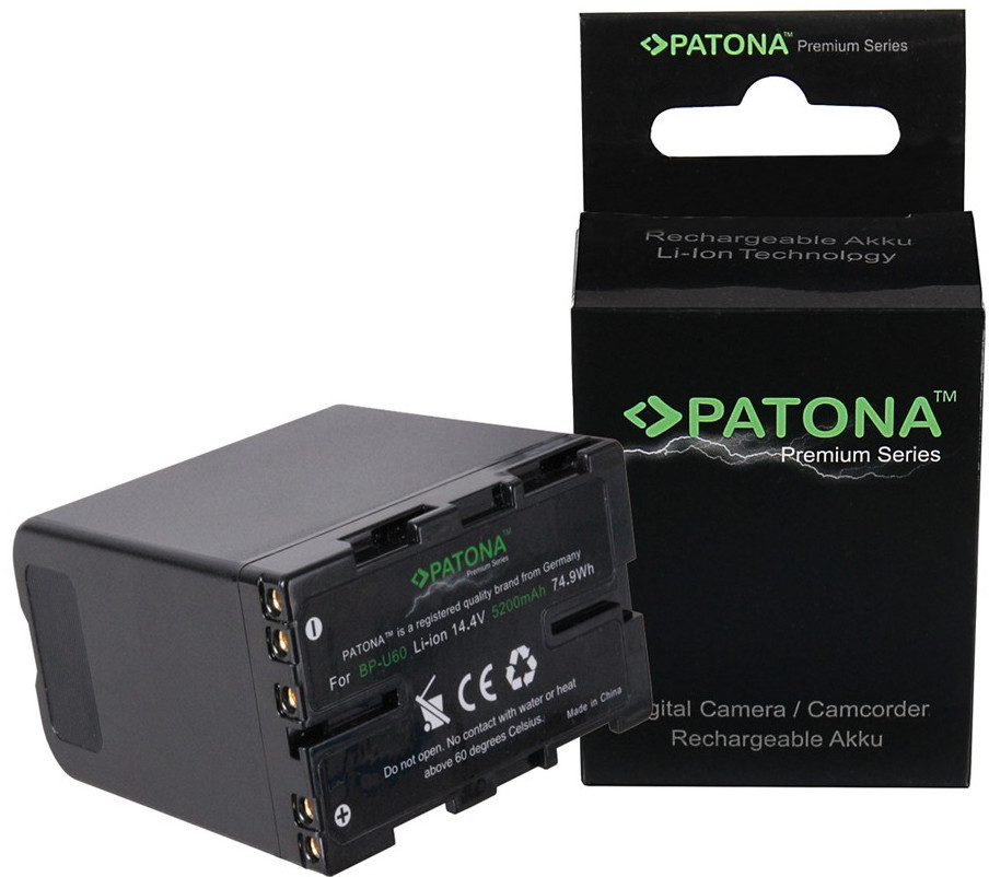 Patona Premium Battery for Sony BP-U60