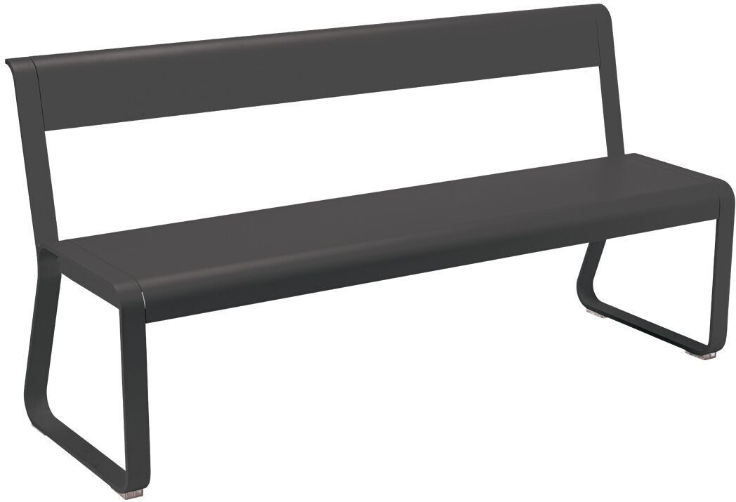 Fermob Bench with backrest Bellevie licorice