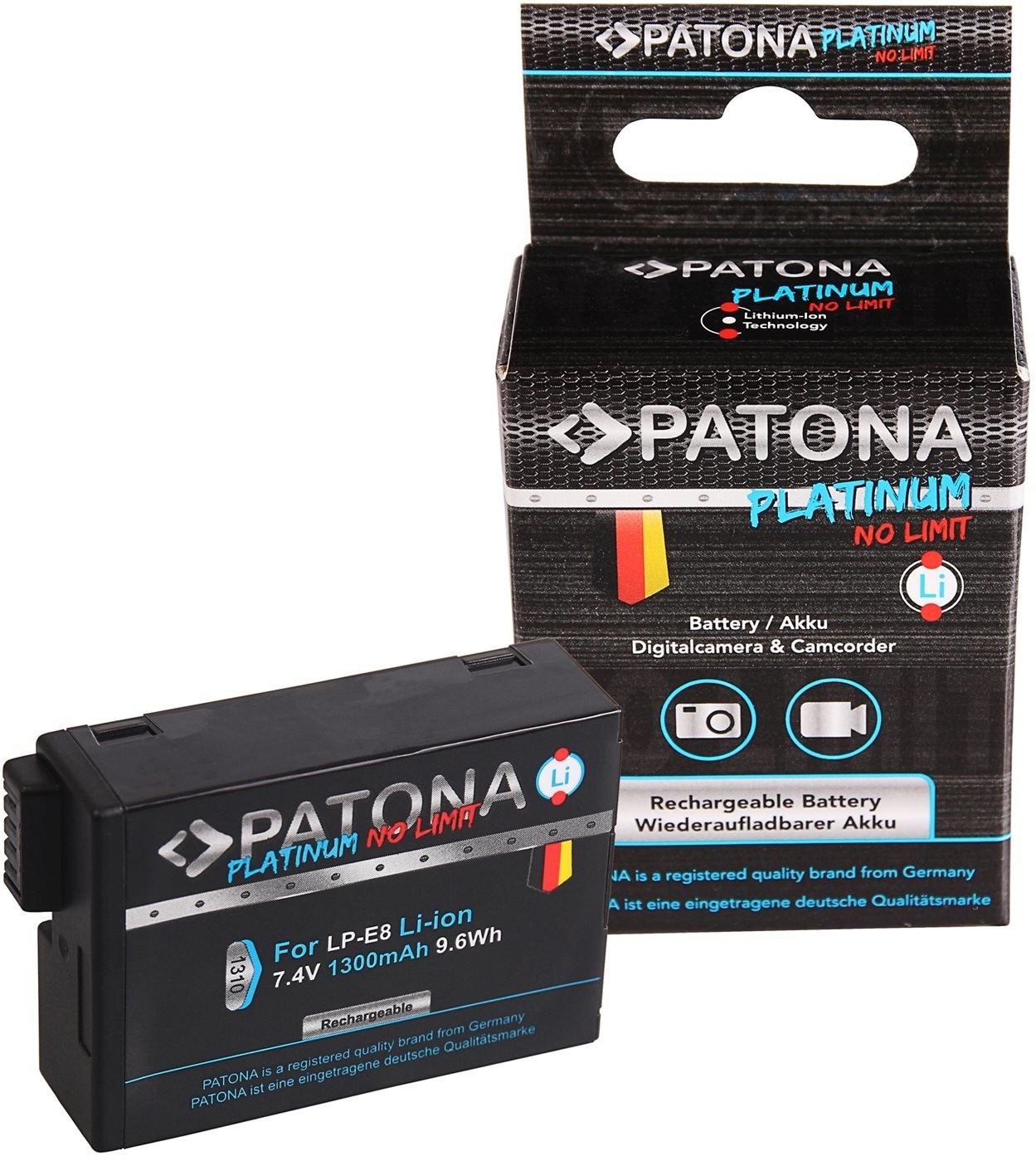Patona Platinum Battery f. Canon LP-E8
