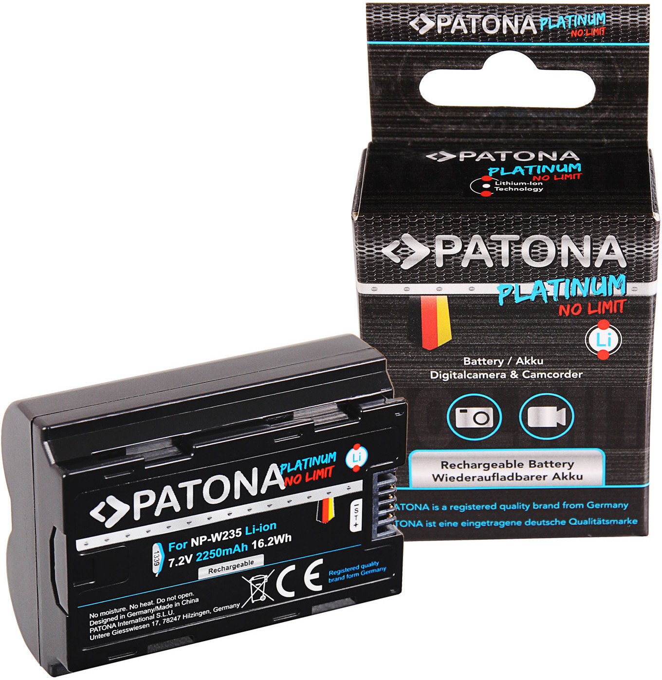 Patona Platinum Battery for Fujifilm NP-W235