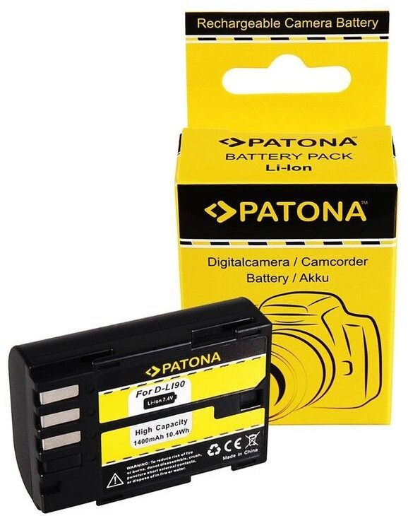 Patona Battery f. Pentax D-Li90