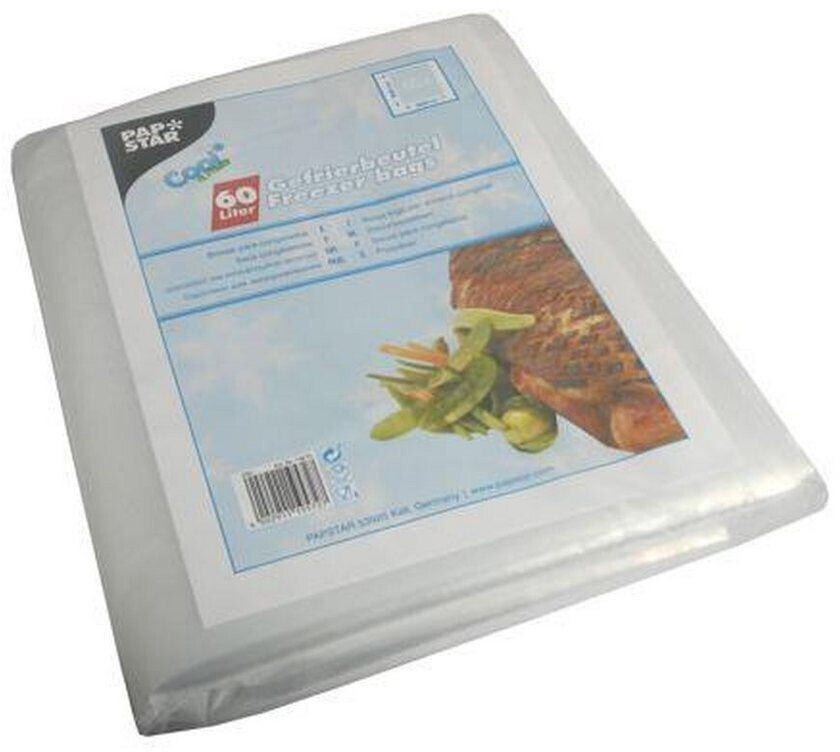 Papstar Freezer bag 60 liters, 900 x 500 mm, transparent