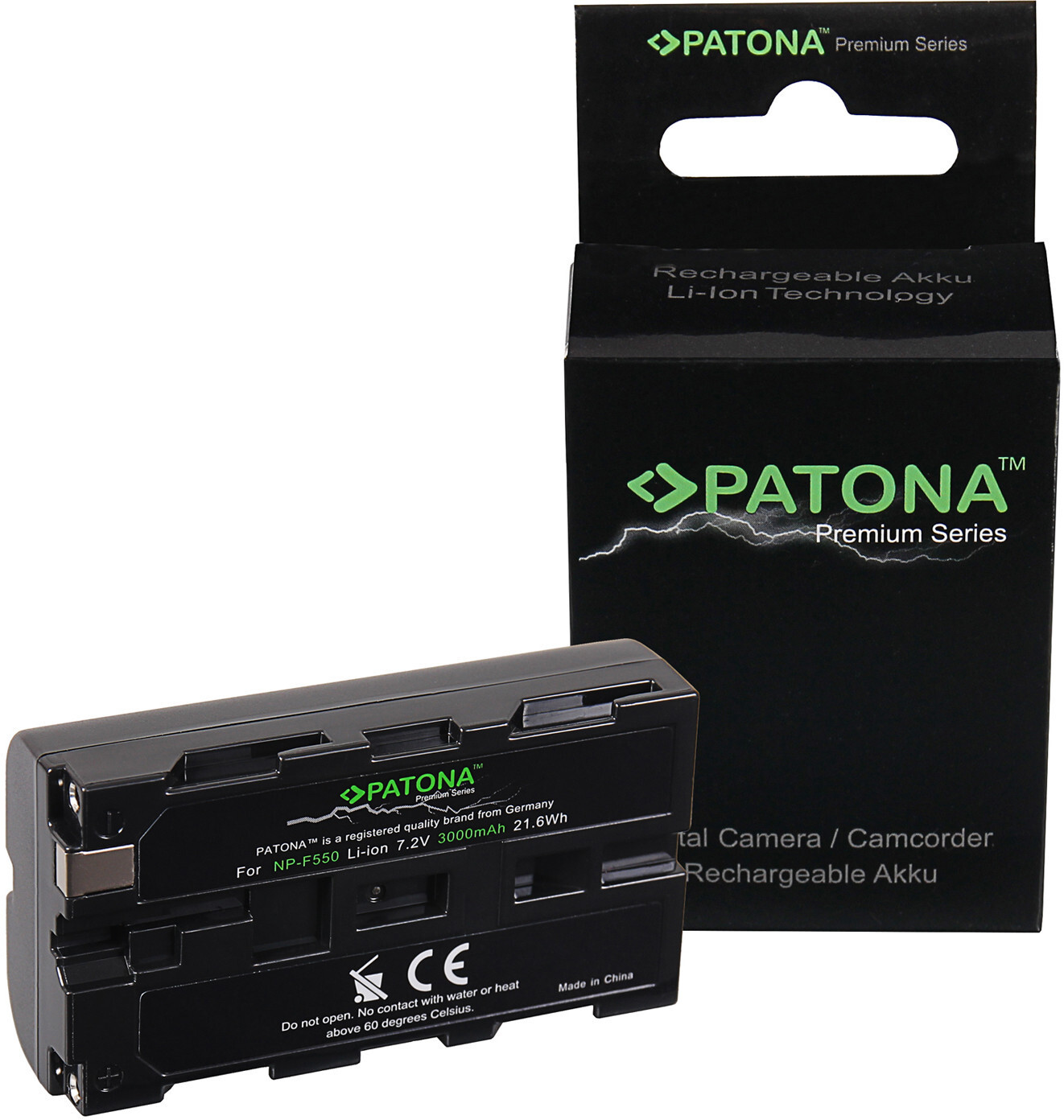 Patona Premium Battery f. Sony NP-F550 (3000 mAh)