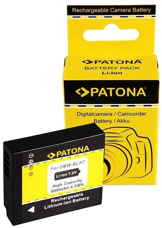 Patona BAttery f. Panasonic DMW-BLH7/E