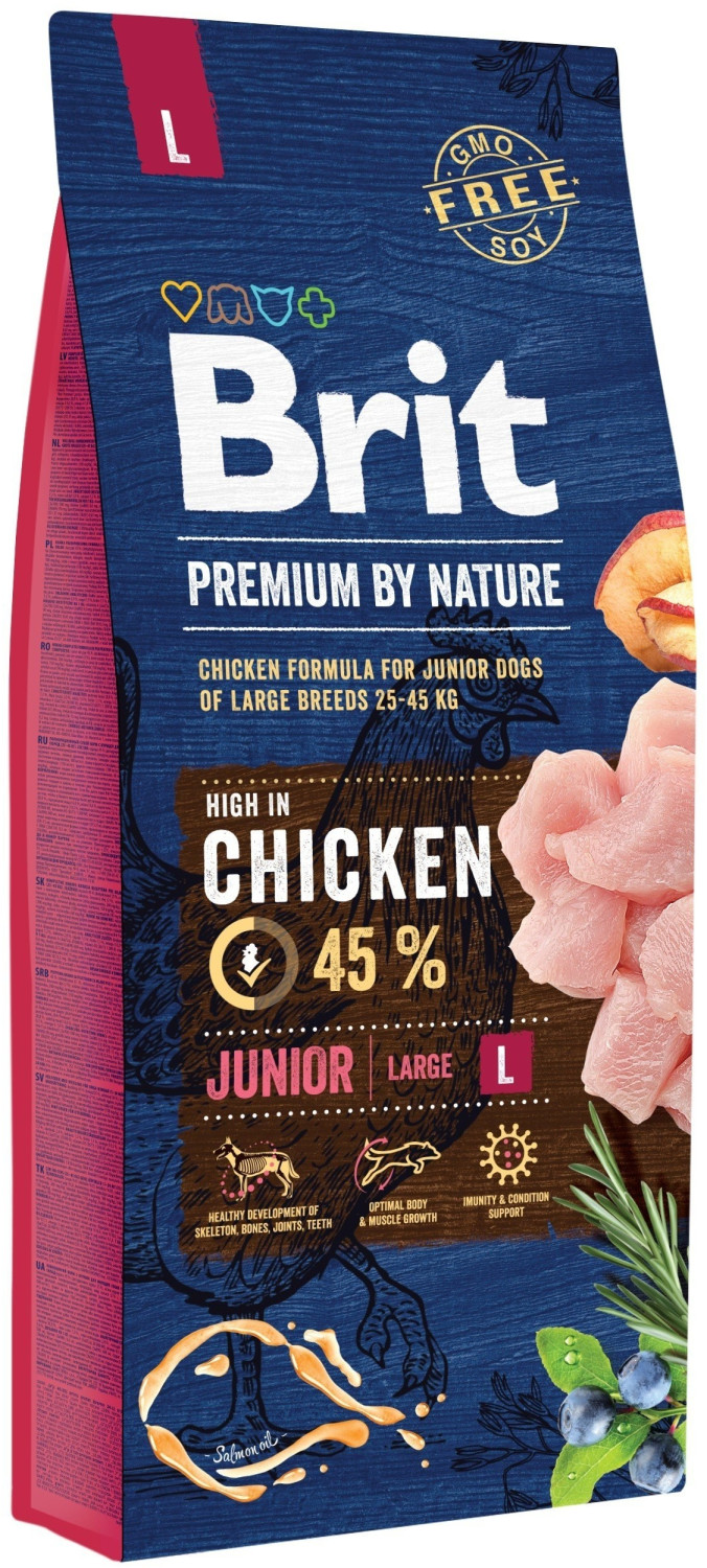 Brit Premium by Nature Junior Large Dry Dog Food 15kg