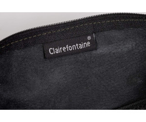 Clairefontaine Trousse en cuir ronde 18 cm au meilleur prix sur