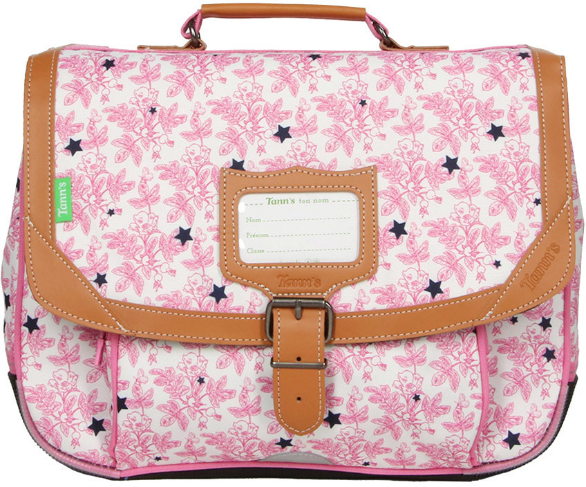 Tann's Cartable Camélia 35 cm rose