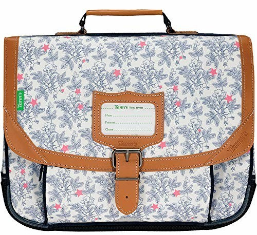 Tann's Cartable Camélia 35 cm bleu