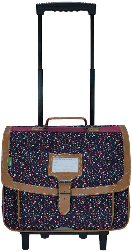 Tann's Cartable trolley Emma fleuri 38 cm