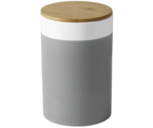 Wenko Aufbewahrungsdose Malta 1,45 l Vorratsdose Frischhaltedose mit Bambusdeckel und Silikonring luftdicht & aromafrisch Fassungsvermögen 1.45 l