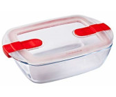 Pyrex Cook & Heat Glas Airtight Container with Lid rectangular 1,1 l