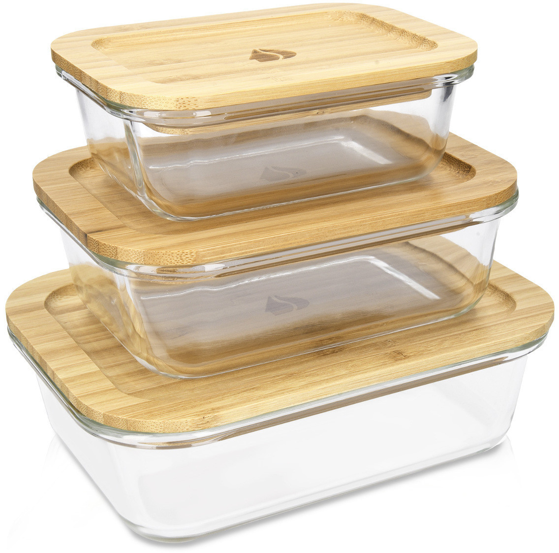 Navaris Airtight Containers Set 3 pcs