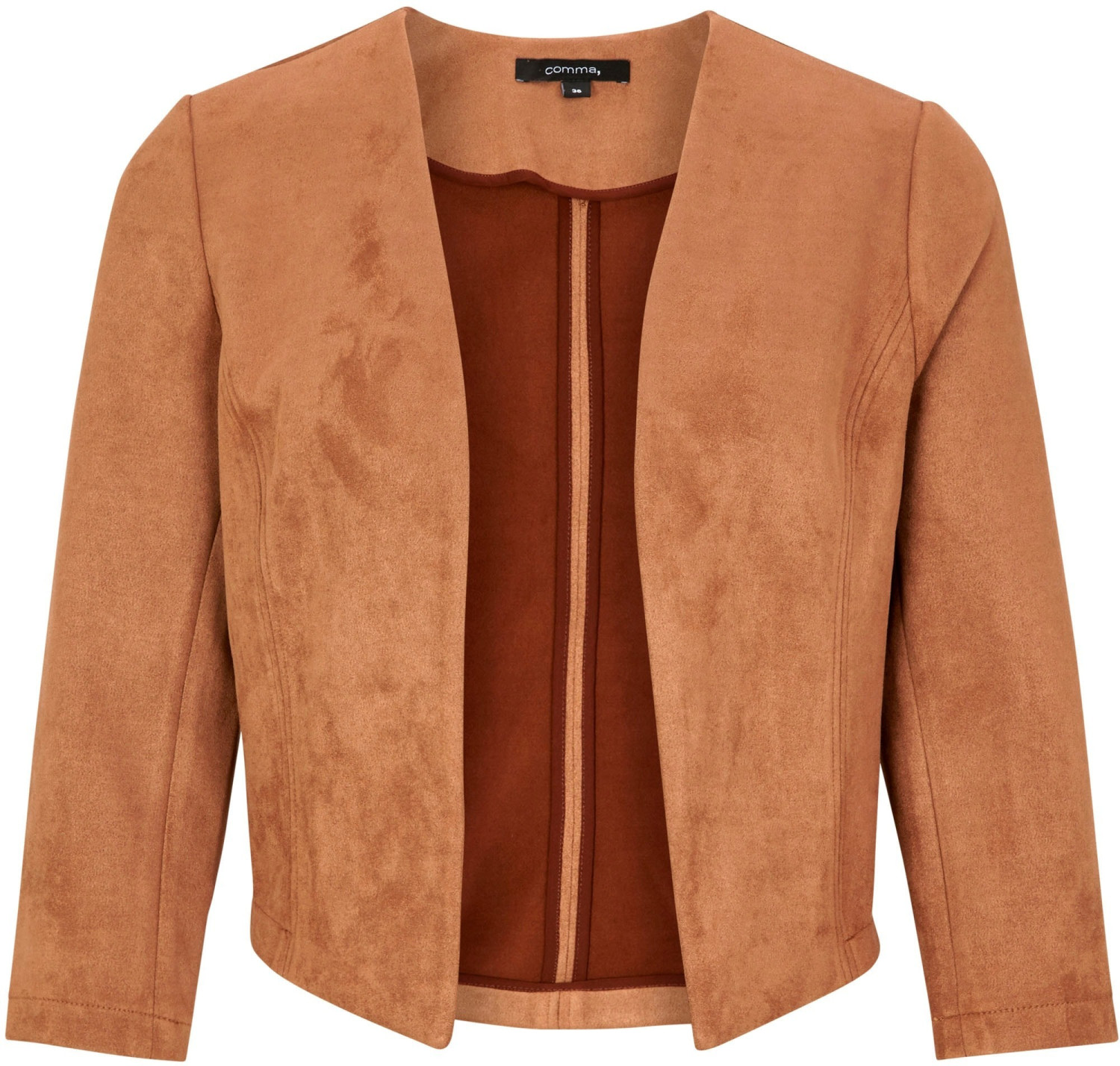 Comma Blazer Jacket (85.899.54.1081.8477) camel velour
