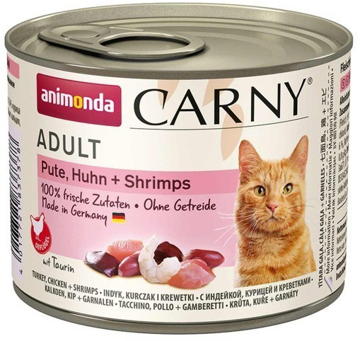 Animonda Cat Carny Adult Turkey, Chicken&Shrimps 200g