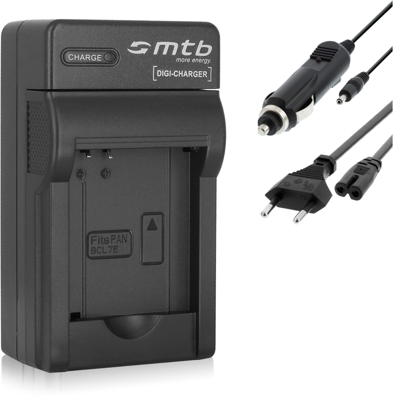 mtb Charger f.  Panasonic DMW-BCL7 + Battery