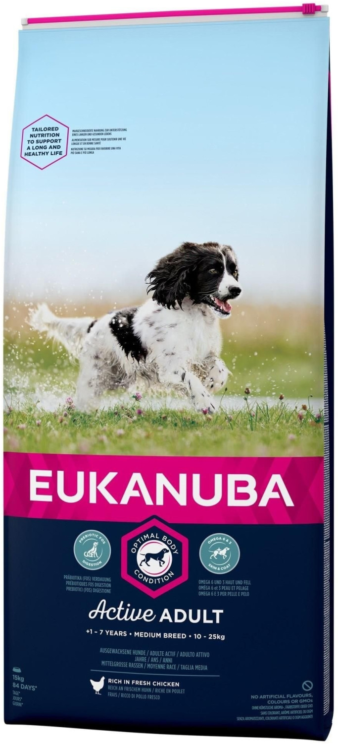 Eukanuba Active Adult Medium Breed Chicken 18kg