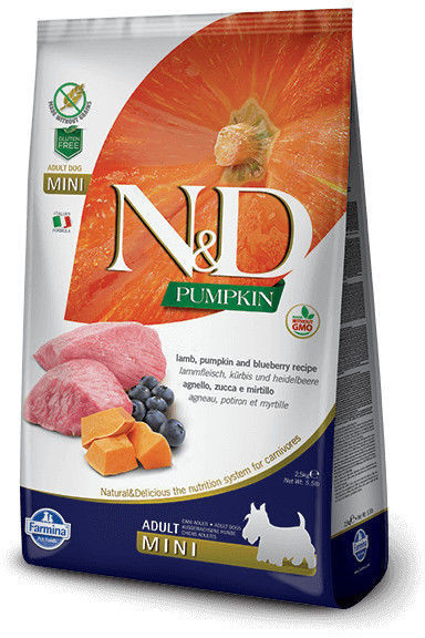 Farmina N&D Lowgrain Adult Medium - Lamb and blueberry 7kg