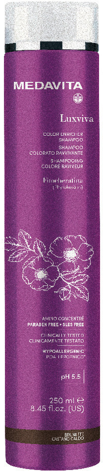 Medavita Luxviva Color Enricher Shampoo Brunette (250 ml)