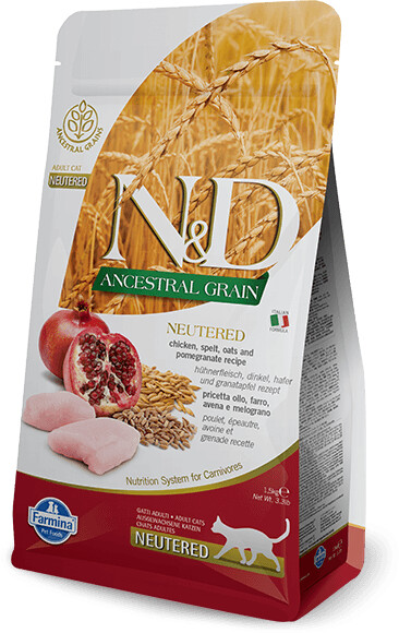 Farmina N&D Adult Cat Ancestral Grain Chicken & Pomegranate
