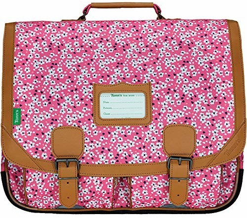 Tann's Cartable Rose fleuri 41 cm