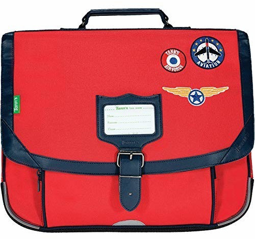 Tann's Cartable Tom rouge 38 cm