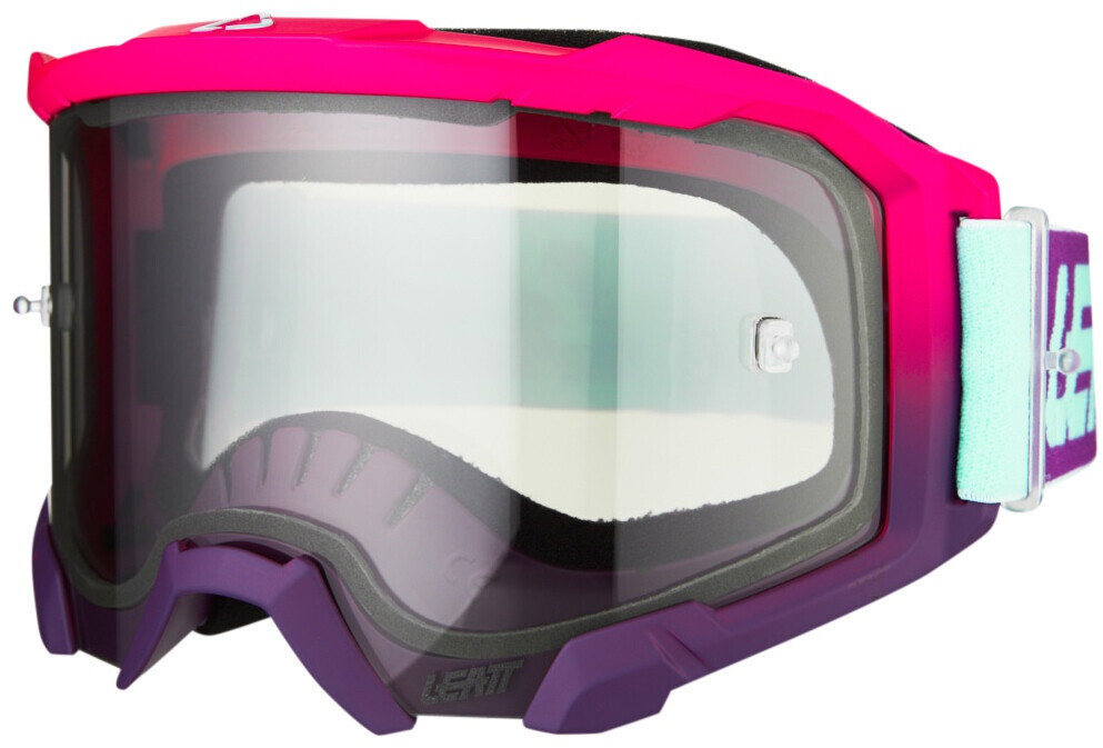 Leatt Goggle Velocity 4.5 neon pink light grey 58%