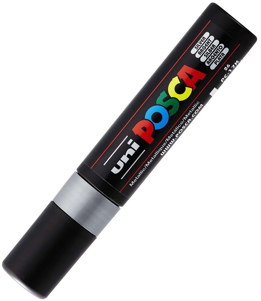Uni Mitsubishi Pencil Posca PC-17K argenté