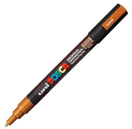 Uni Mitsubishi Pencil Posca PC-3M bronze