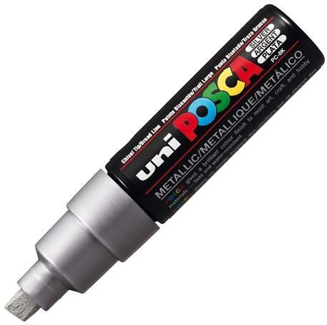 Uni Mitsubishi Pencil Posca PC-8K argent