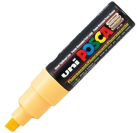 Uni Mitsubishi Pencil Posca PC-8K orange pâle fluo