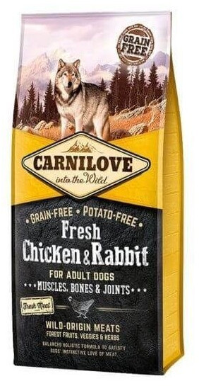 Carnilove Adult Fresh Chicken& Rabbit 12kg