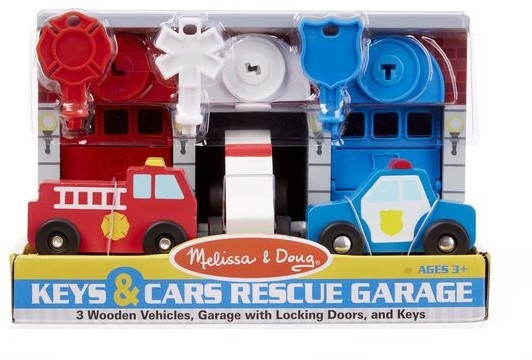Melissa and doug garage with keys clearance