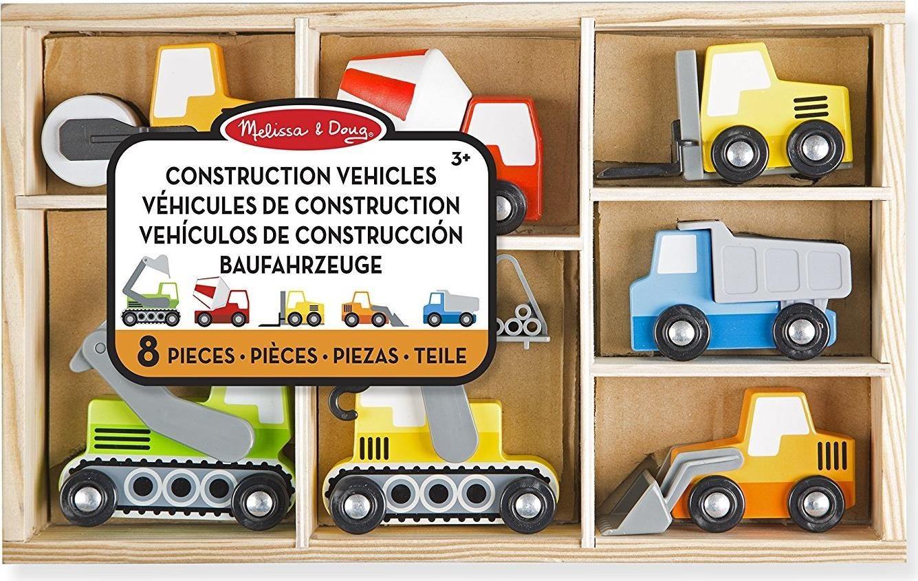 Melissa Doug Wooden Construction Site Vehicles au meilleur prix sur idealo