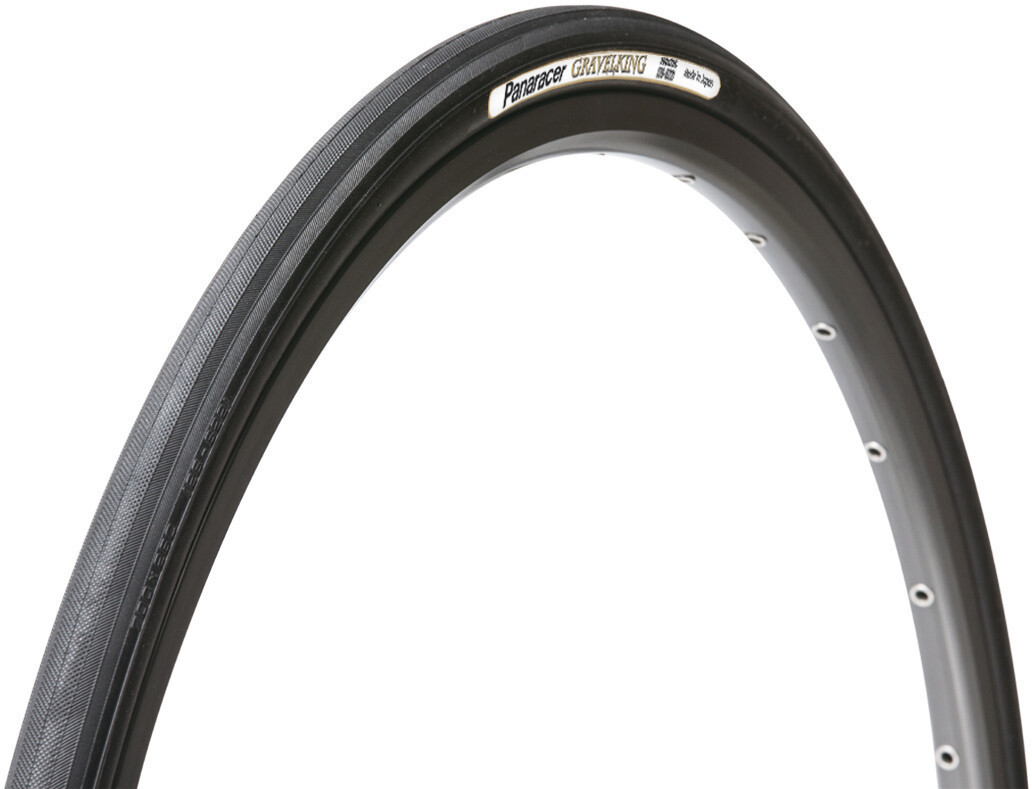 Panaracer GravelKing Slick Plus Faltreifen 28 x 1,10 (28-622) schwarz