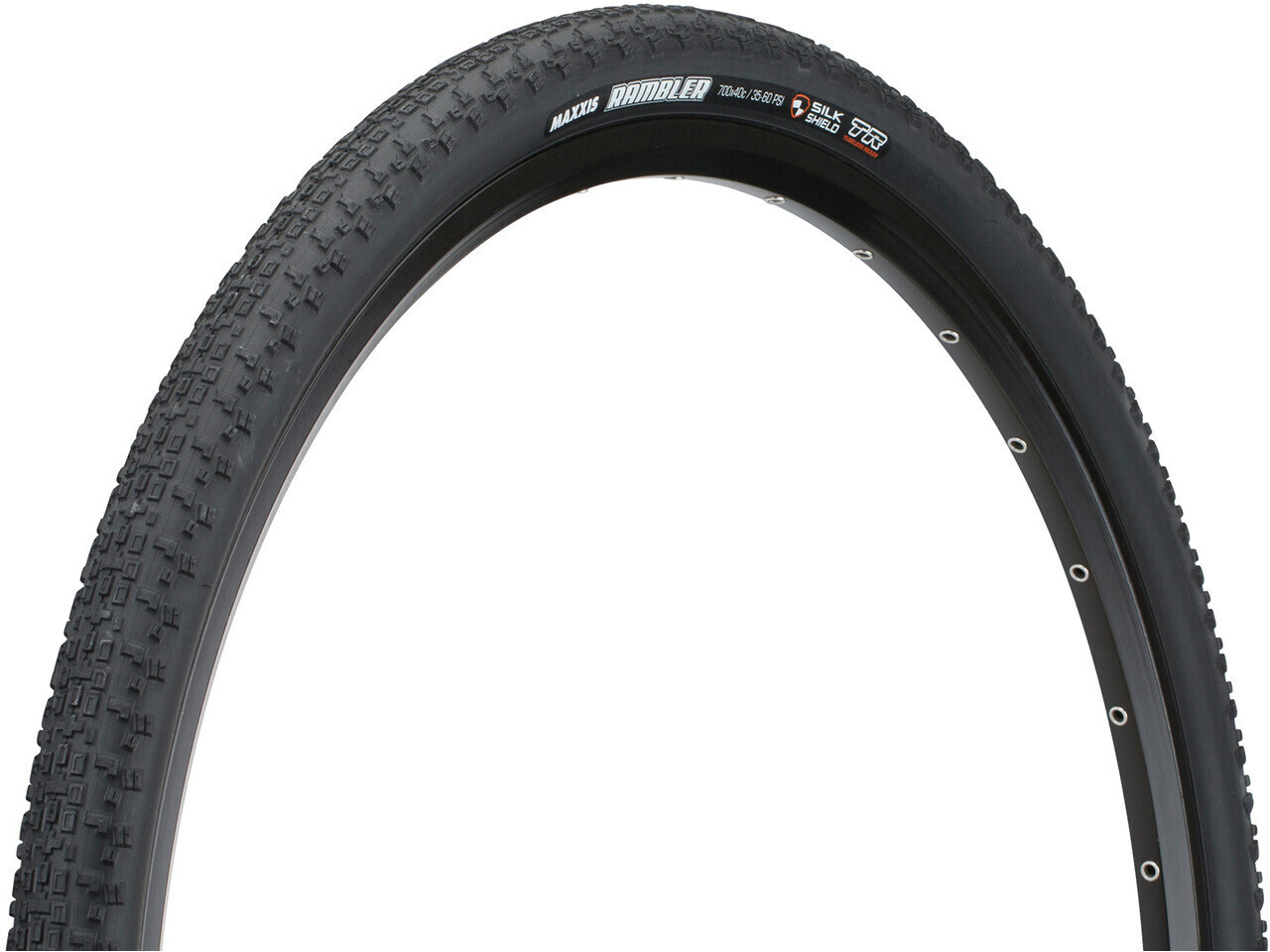 Maxxis Rambler Faltreifen 28 x 1,50 (40-622) TR Silkshield schwarz