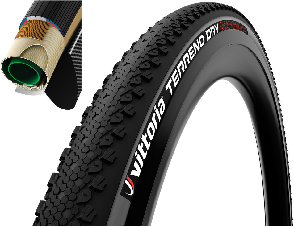 Vittoria Cross Terreno Dry Schlauchreifen 28 x 1,30 (33-622) beig