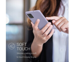 kwmobile Hülle kompatibel mit Samsung Galaxy A71 Hülle Silikon gummiert Handy Case in Pastell Lavendel Handyhülle